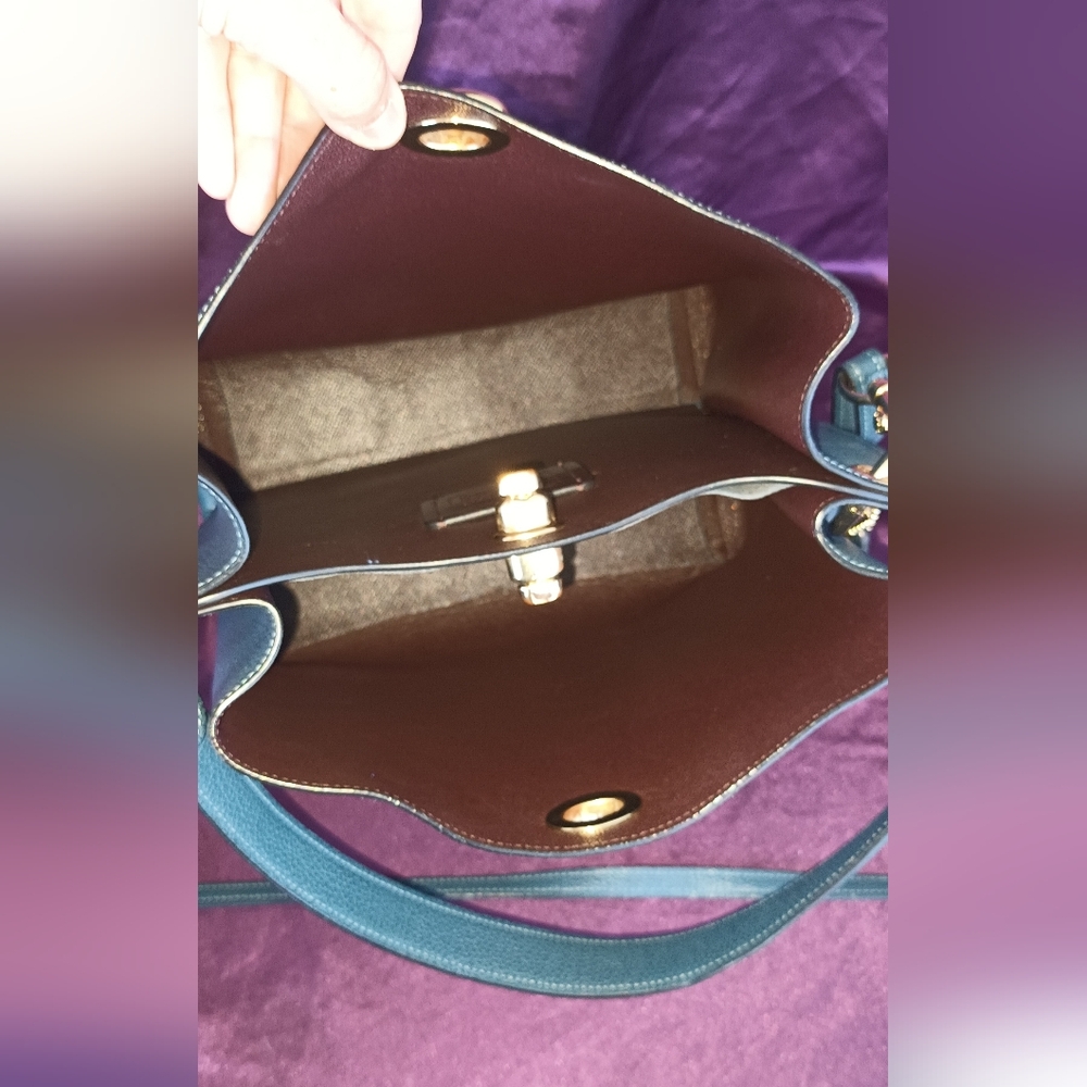 Coach Teal Charlie Bucket Bag - Picture 6 of 14
